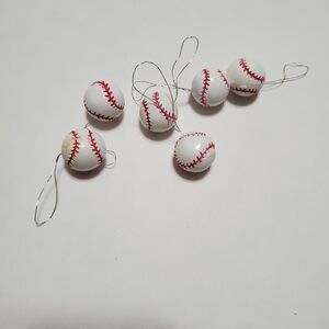 Miniature Baseball Ornaments
